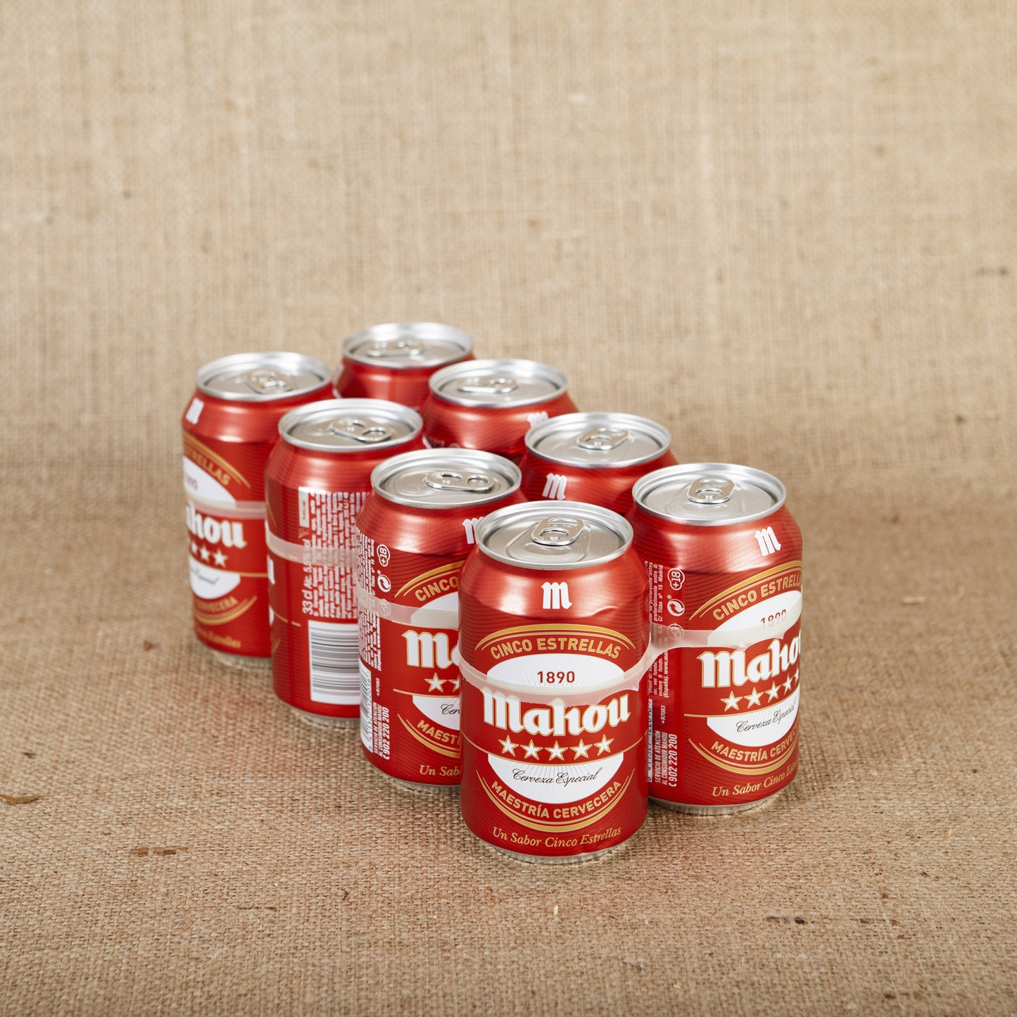 MAHOU 5 ESTRELLAS LATA
