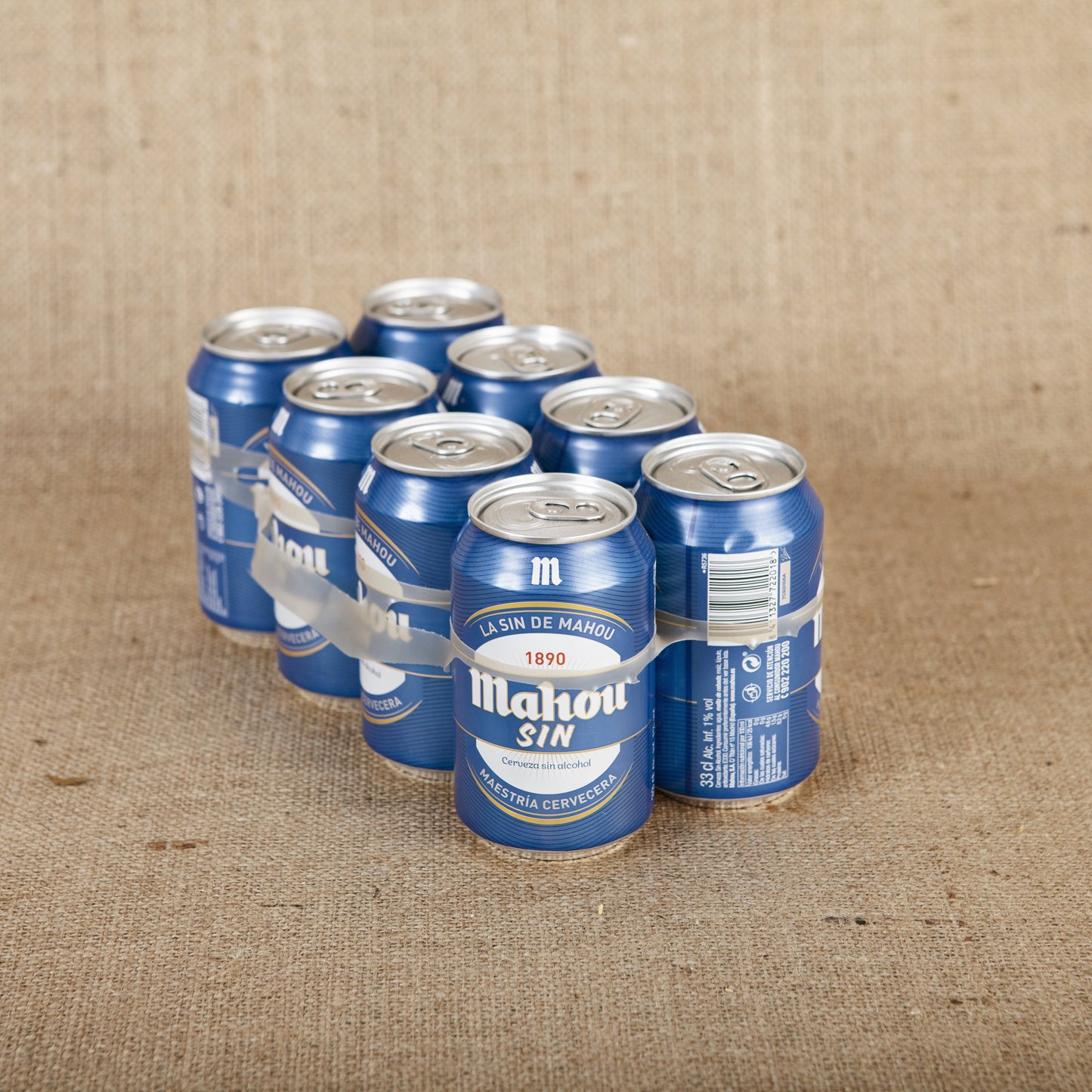 MAHOU 0,0% LATA