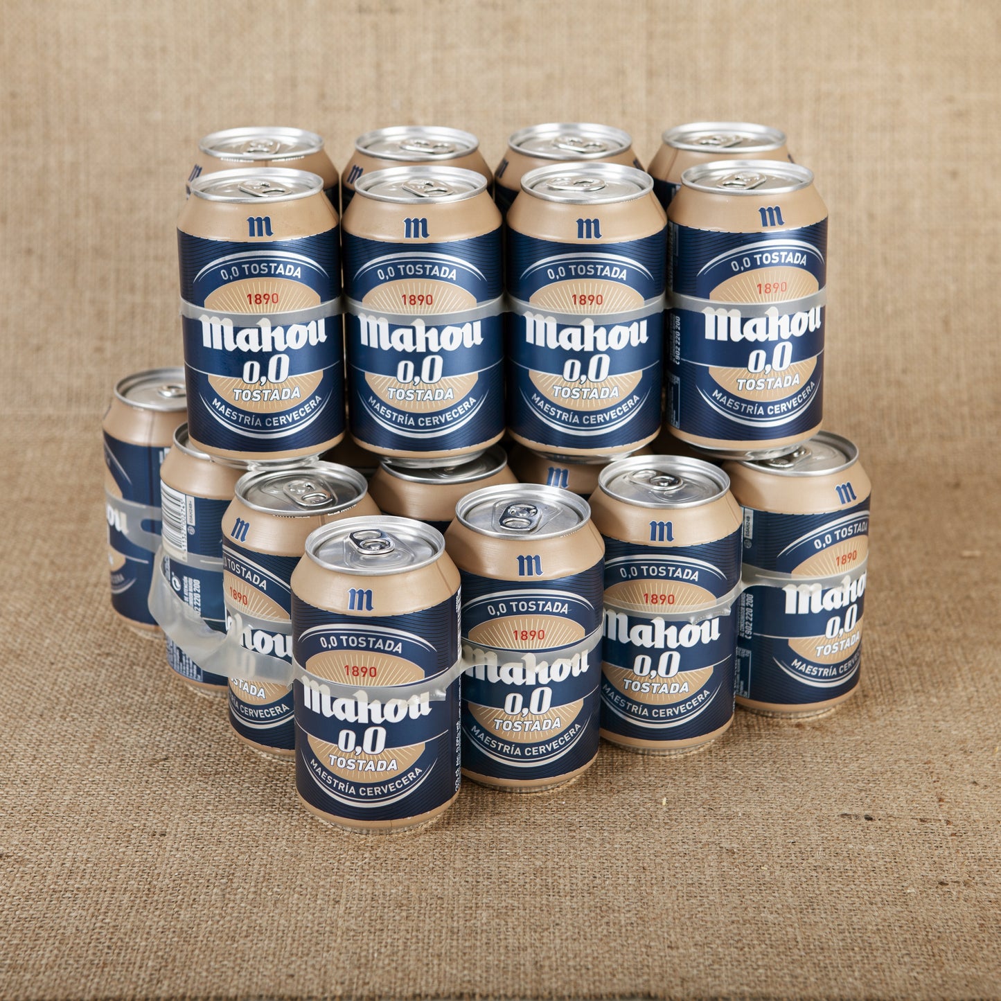 MAHOU 0,0% TOSTADA LATA