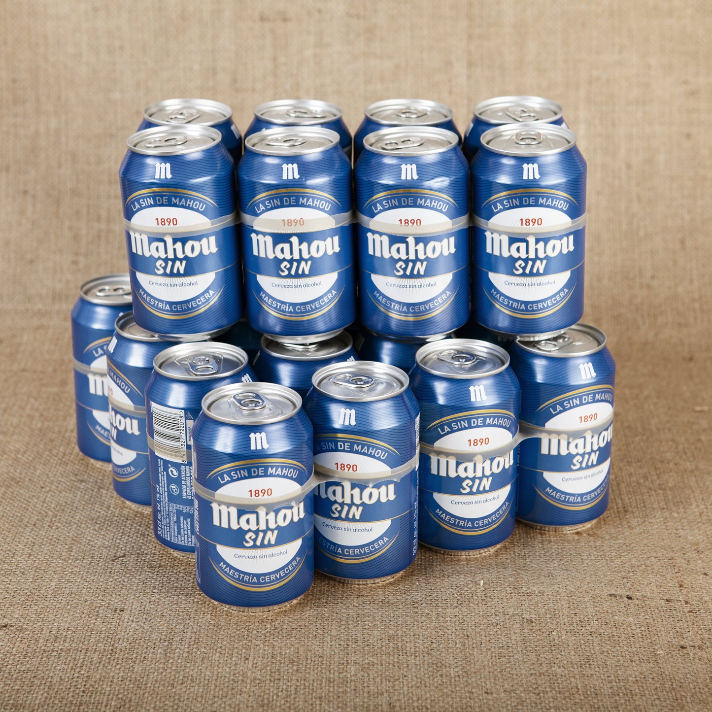MAHOU 0,0% LATA