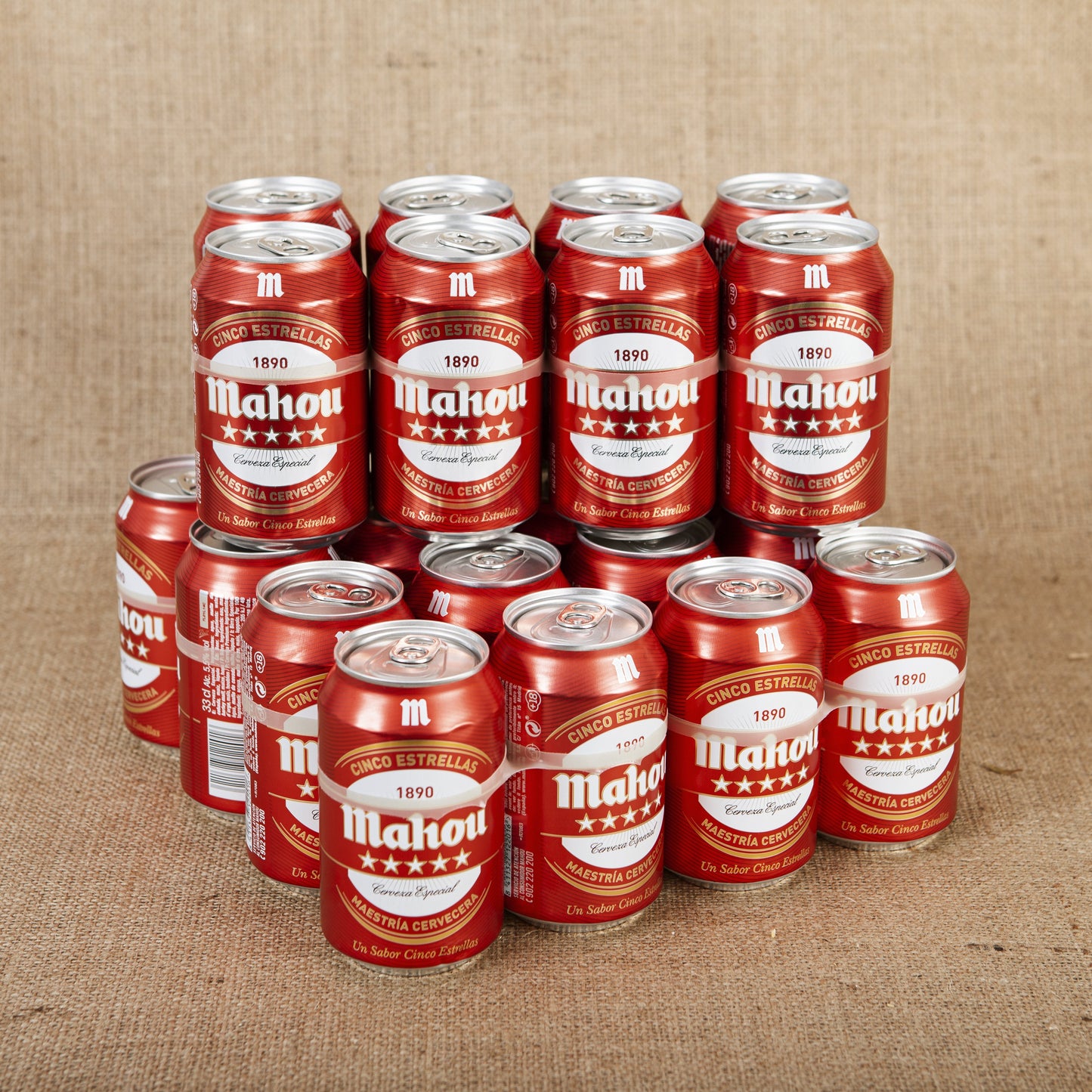 MAHOU 5 ESTRELLAS LATA