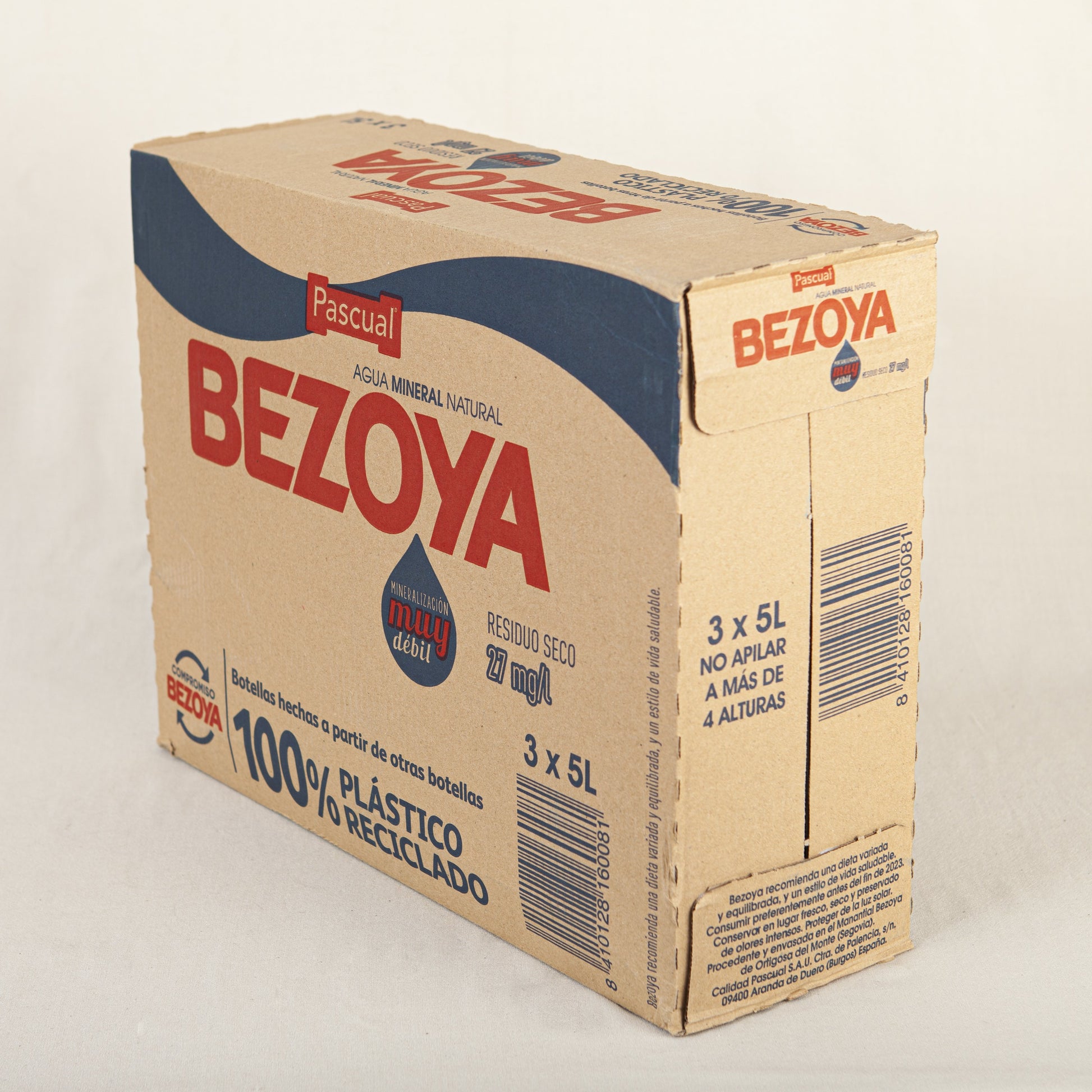 Bezoya Agua mineral natural bezoya Caja 8 lt